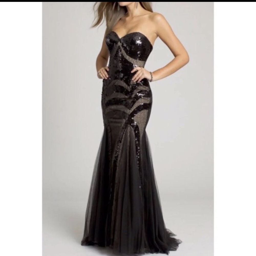 Jovani Strapless Gown
